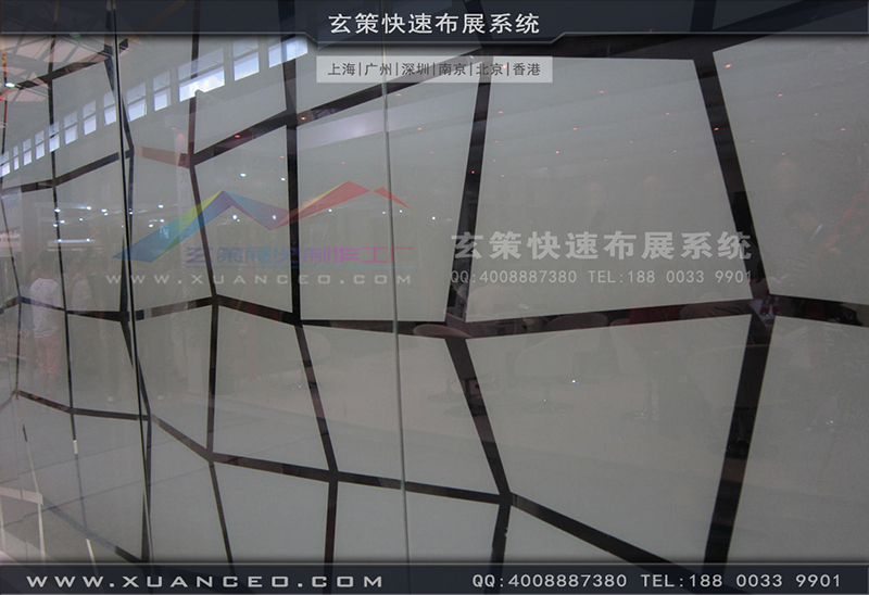铭博&middot;SIC展台搭展-皮革展展台搭展-上海蜜桃黄色网站展览工厂05